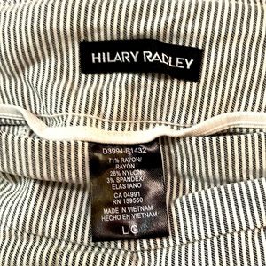 Hillary Radley stretchy striped shorts L.